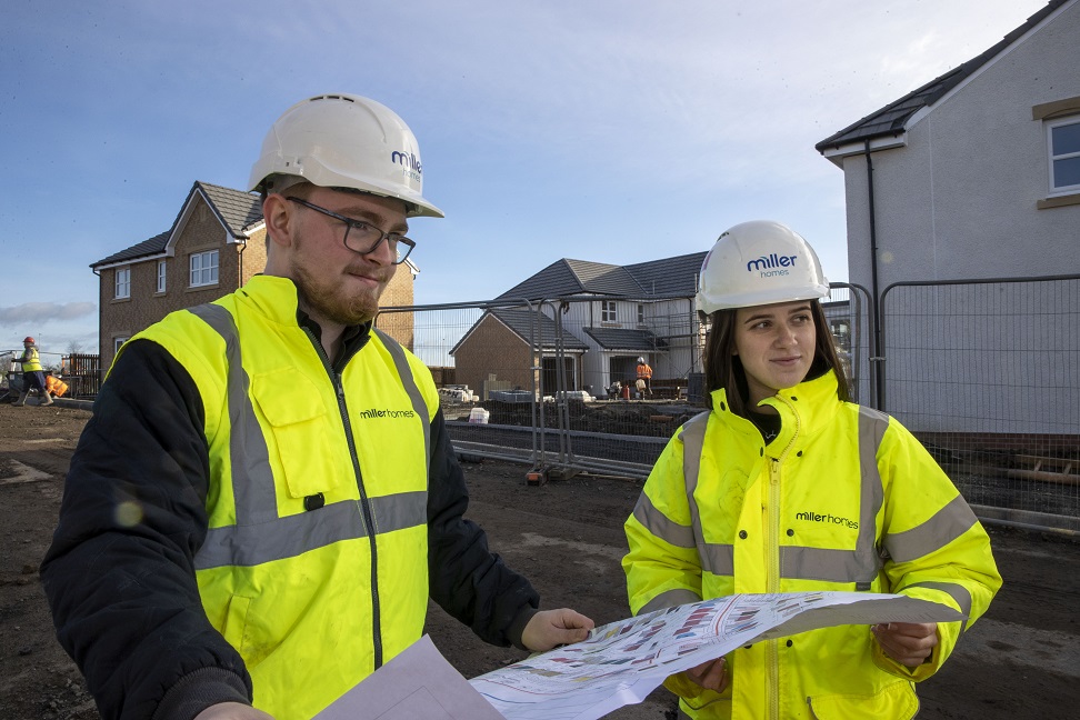 Miller Homes celebrates West Scotland apprentices Scottish Construction Now